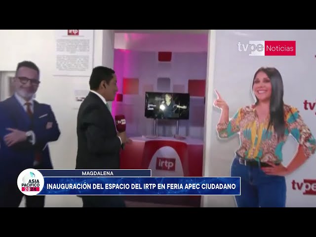 ⁣Inauguran espacio del IRTP en feria APEC Ciudadano 2024