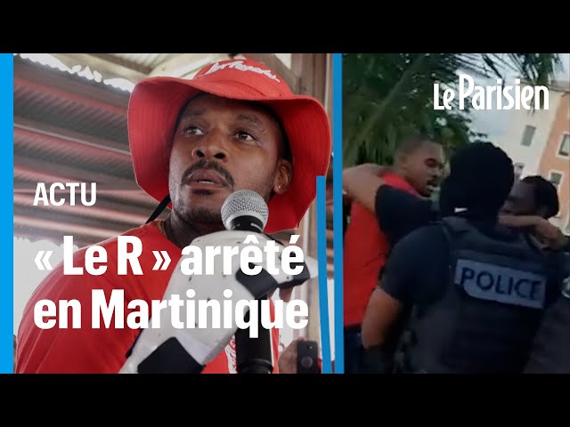 ⁣Martinique : les images de l'interpellation musclée de Rodrigue Petitot