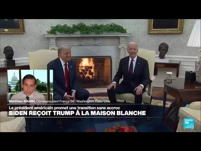 ⁣Rencontre Trump-Biden à la Maison Blanche : "deux hommes qu'absolument tout oppose" •