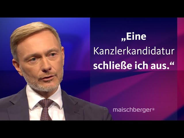 ⁣Christian Lindner (FDP) über das Ende der Ampel und den kommenden Wahlkampf | maischberger