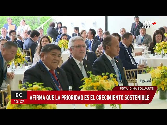 ⁣Presidenta sobre prioridad en APEC 2024: "Es nuestra aspiración por un crecimiento sostenible&q