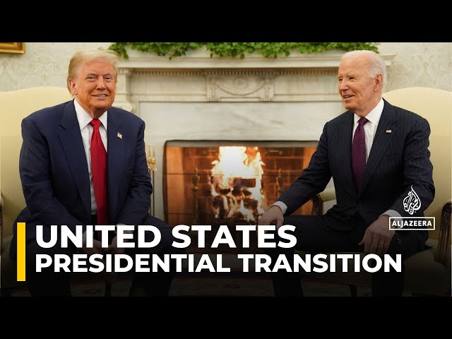 ⁣Biden hosts Trump at the White House: Biden and Trump pledge a 'smooth transition' of powe