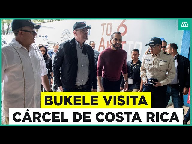 ⁣¿Es como la de El Salvador? Nayib Bukele visita cárcel de Costa Rica