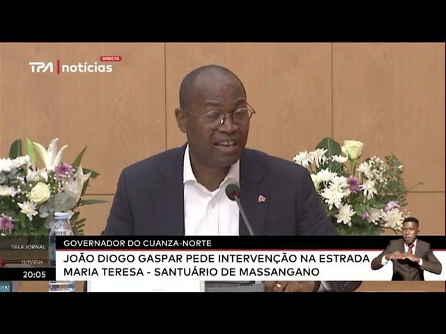 ⁣Governador do Cuanza-Norte João Diogo Gaspar pede maior atenção aos sectores da energia e águas...