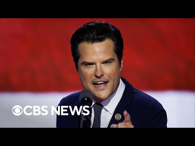 ⁣Trump to nominate Rep. Matt Gaetz as attorney general