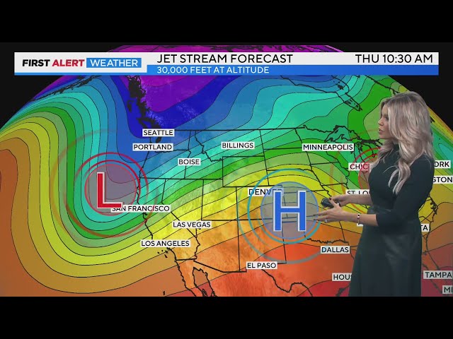 ⁣Mild and dry stretch for Colorado and Denver