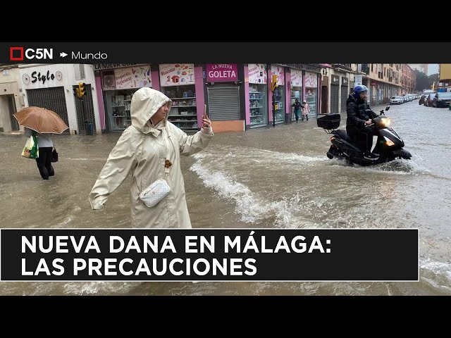 ⁣Un ARGENTINO relató las PRECAUCIONES en MÁLAGA por DANA