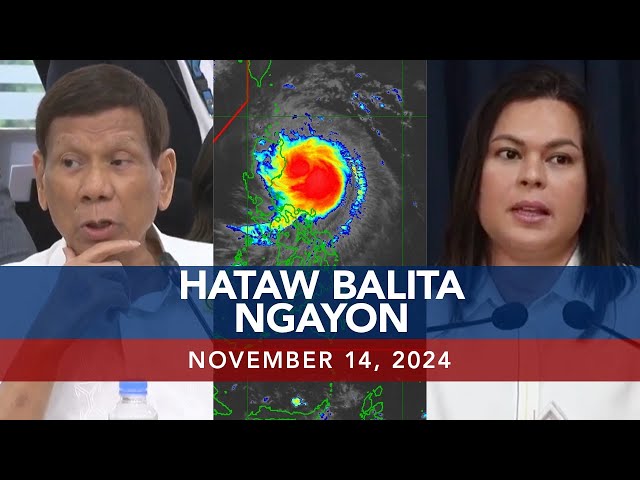 ⁣UNTV: Hataw Balita Ngayon | November 14, 2024