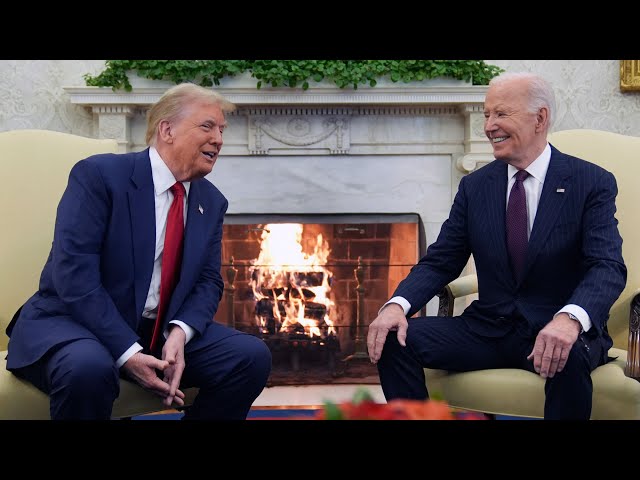 ⁣Donald Trump vows 'smooth' transition from Joe Biden