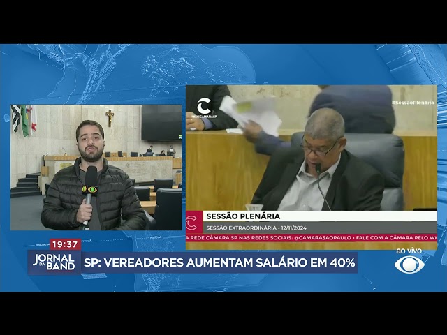 ⁣Vereadores de SP aprovam aumento dos próprios salários em 40%