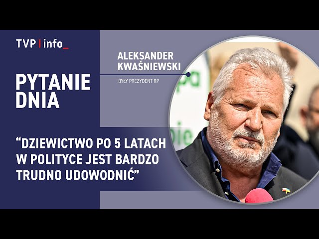 ⁣Kwaśniewski o Hołowni: dziewictwo po 5 latach w polityce jest bardzo trudno udowodnić | PYTANIE DNIA