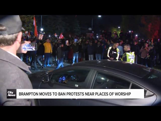 ⁣Brampton's Mayor presents bylaw to ban protests near places of worship