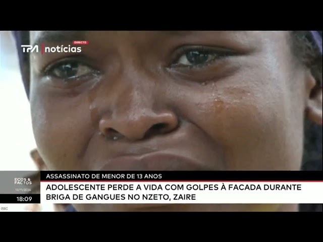 ⁣Assassinato de menor de 13 anos -Adolescente perde a vida com golpes à facada durante briga de gang