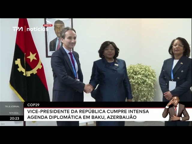 ⁣COP29 Vice-Presidente da República cumpre intensa agenda diplomática em Baku, Azerbaijão