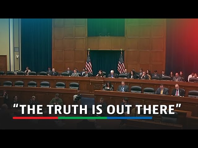 ⁣'The truth is out there': US Congress holds UFO hearing | ABS-CBN News