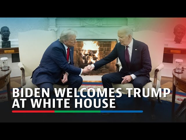 ⁣President-elect Trump meets with President Biden at White House | ABS-CBN News