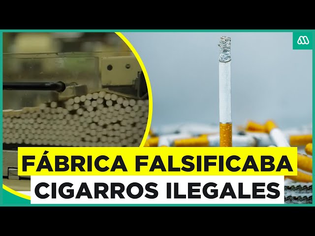 ⁣Fábrica falsificaba cigarros en Atacama: Descubren mayor cargamento de contrabando en el país