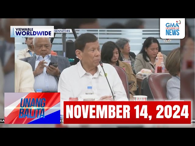 ⁣Unang Balita sa Unang Hirit: NOVEMBER 14, 2024 [HD]