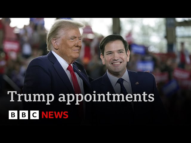 ⁣Trump appoints controversial top team as Republicans retain House majority | BBC News