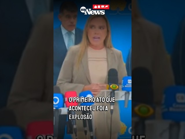 ⁣"TENTOU ADENTRAR O PRÉDIO E NÃO CONSEGUIU", DIZ GOVERNADORA SOBRE EXPLOSÃO NA PORTA DO STF