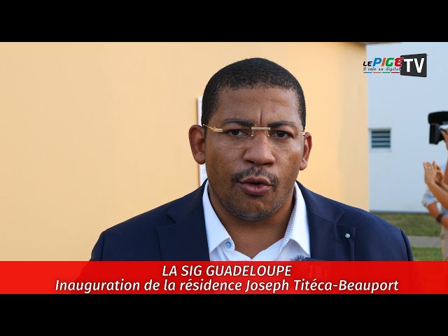 ⁣La SIG Guadeloupe : Inauguration de la résidence Joseph Titéca-Beauport