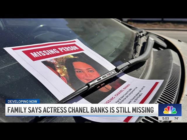 ⁣Family says 'Gossip Girl' actress Chanel Banks is still missing, LA police sat otherwise