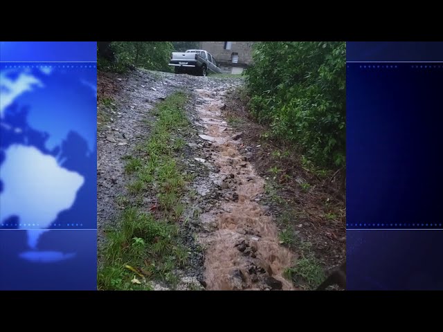 ⁣Resident Calls For Repair Of Ravine Chabot Road Eight Months After WASCO Dug It Up