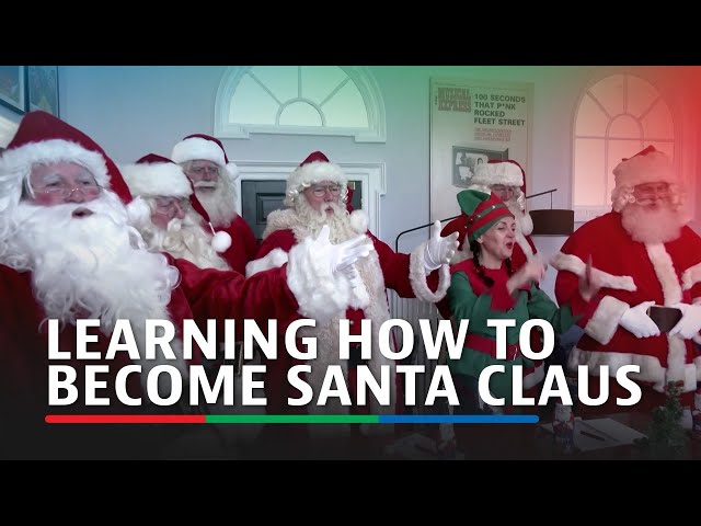 ⁣'Ho Ho Ho!' Santa school in session ahead of festive season | ABS-CBN News