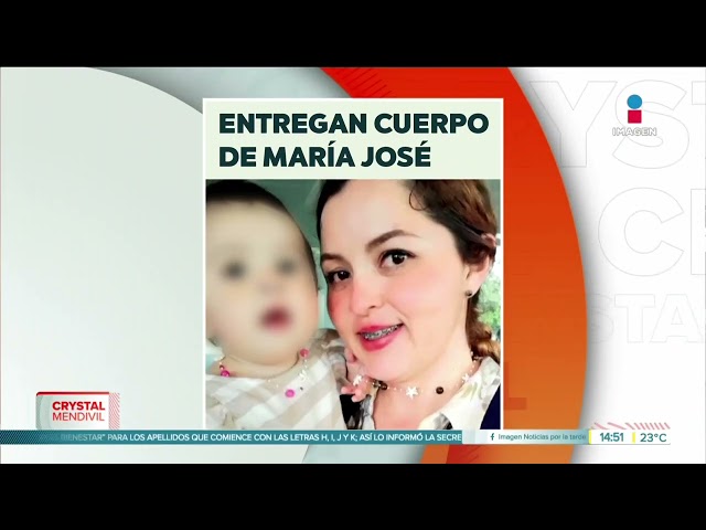 ⁣Fue entregado el cuerpo de María José, asesinada junto a su madre en Colima | Crystal Mendivil