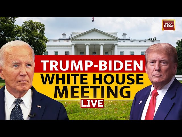 ⁣Donald Trump Meets Biden | Trump Returns To White House | First Trump-Biden Meeting Since Elections