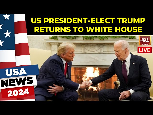 ⁣LIVE: President-Elect Trump Meet Joe Biden At White House: Looking Forward To Peaceful Transition