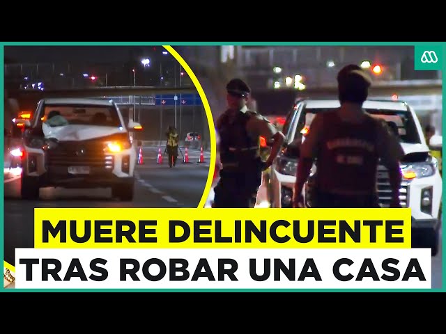 ⁣Delincuente de 33 años muere atropellado tras robar una casa