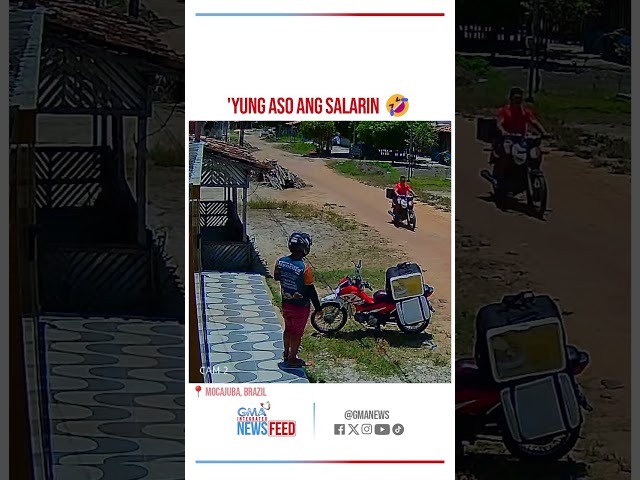 ⁣Mystery solved!Tumangay sa pagkaing ide-deliver, huli sa CCTV! | GMA Integrated Newsfeed