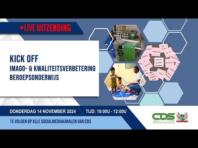 ⁣KICK OFF IMAGO-& KWALITEITSVERBETERING BEROEPSONDERWIJS 14-11-2024