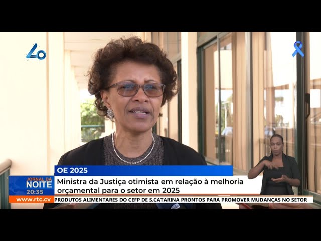 ⁣Ministra da Justiça otimista em relação à melhoria orçamental para o setor em 2025