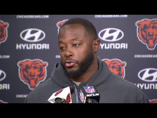 ⁣Matt Eberflus, Thomas Brown, Caleb Williams at press conference | Chicago Bears