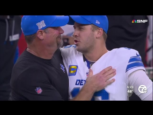 ⁣Dan Campbell reveals what Jared Goff told him after Lions beat Texans