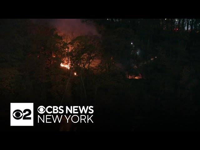 ⁣Brush fire in Inwood Hill Park now under control