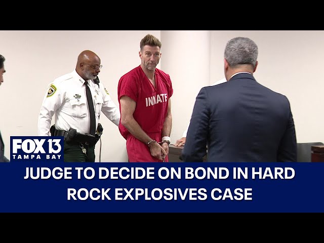 ⁣Hard Rock explosives case; Judge to decide on bond