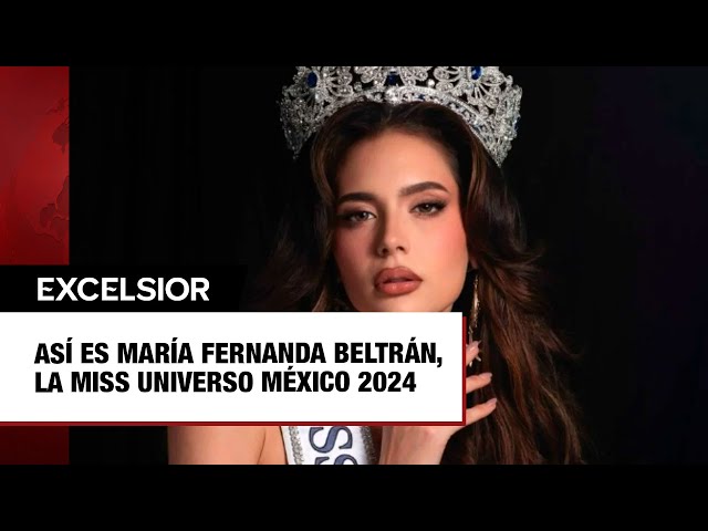 ⁣Así es María Fernanda Beltrán, la Miss Universo México 2024