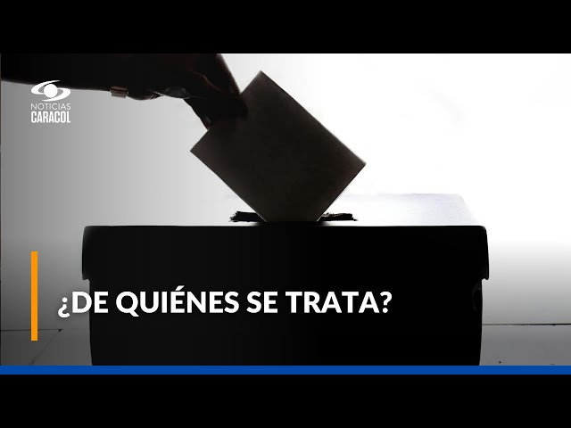 ⁣Sonajero de nombres de posibles candidatos a la Presidencia de la República