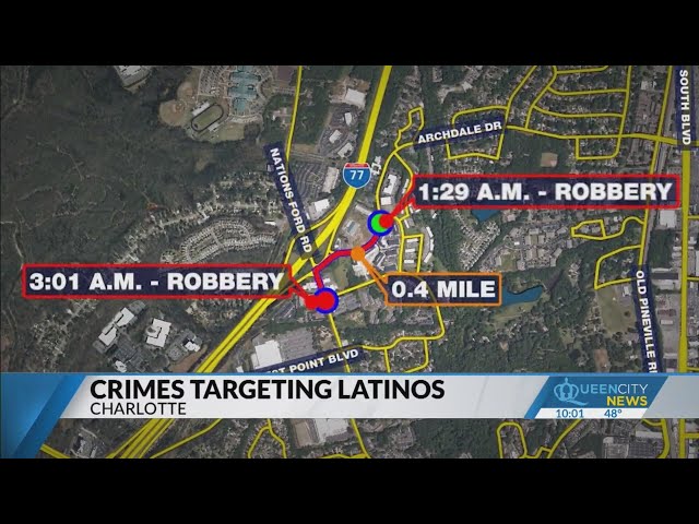 ⁣CMPD warning Hispanic residents of armed juvenile robberies in south Charlotte