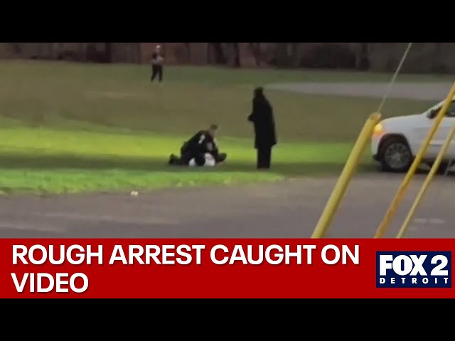 ⁣Rough arrest caught on camera leaves Farmington Hills residents with questions