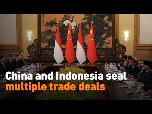 ⁣China and Indonesia seal multiple trade deals