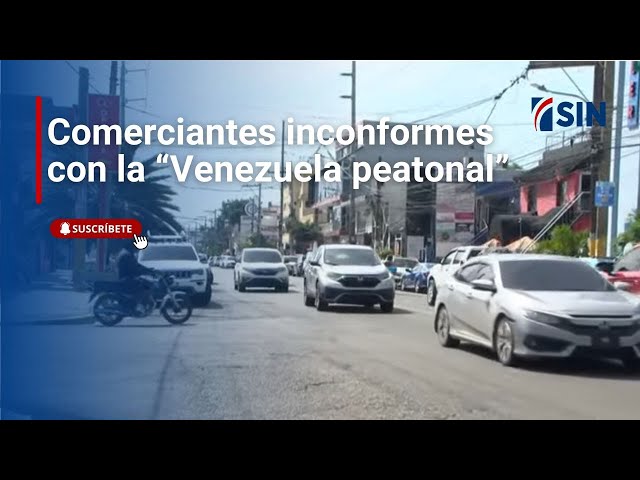 ⁣Comerciantes inconformes con la “Venezuela peatonal”