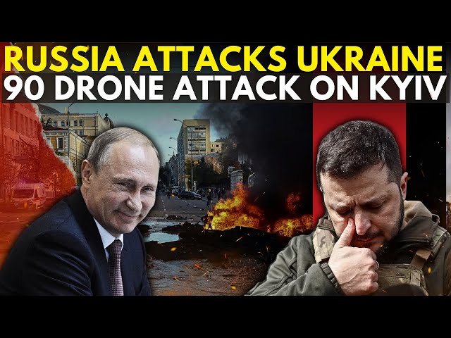 ⁣Russia-Ukraine LIVE: Putin Army Attacks Kyiv With 90 Drones, Biggest Strike On Ukrainian Soil | WION