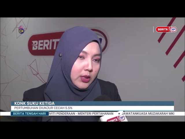 ⁣14 NOV 2024 BERITA TGH HARI – KDNK SUKU KETIGA: PERTUMBUHAN DIUNJUR CECAH 5.5%