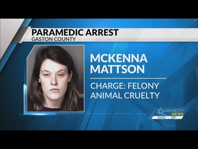 ⁣Gaston County paramedic charged with animal cruelty