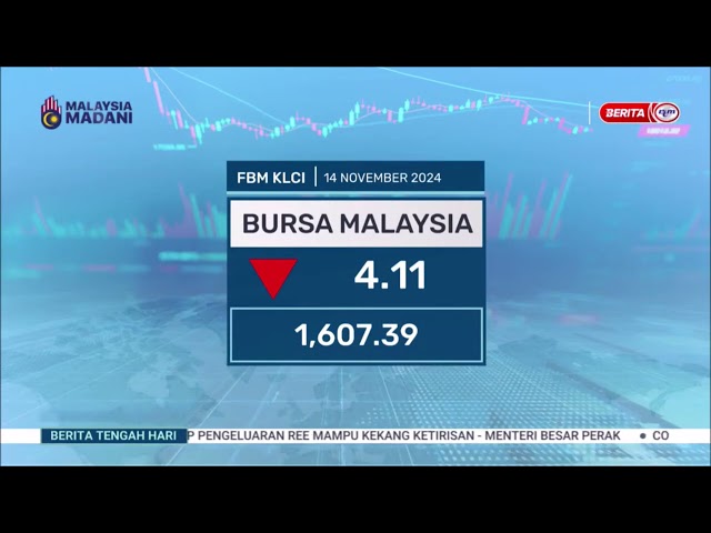 ⁣14 NOV 2024 BERITA TGH HARI – BURSA MALAYSIA