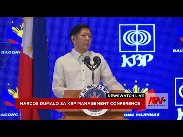 ⁣Marcos attends KBP Management Conference | NewsWatch Live